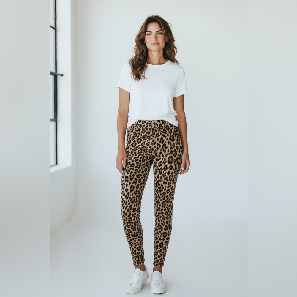 Chico’s Animal Print Leggings | Size 1.5 (Large) | Excellent Condition